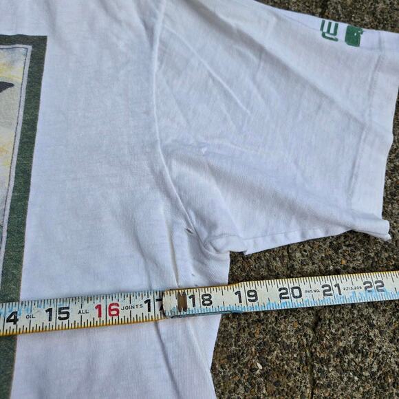 Vtg 90s BIOTECH BAY California Map Graphic Tee Shirt Lg Single Stitch USA Made - Picture 5 of 6